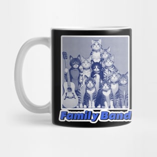 Cat Family Band Mug